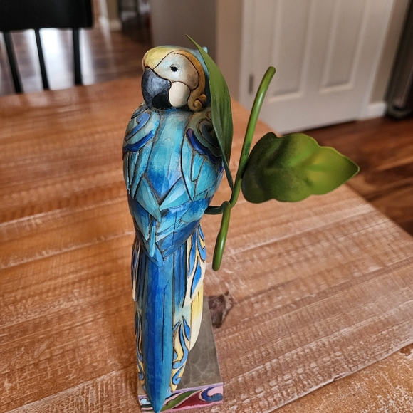 Jim Shore Parrot Pretty Bird 2007 Retired #4009249 Heartwood Creek 8" Tall - Picture 3 of 11